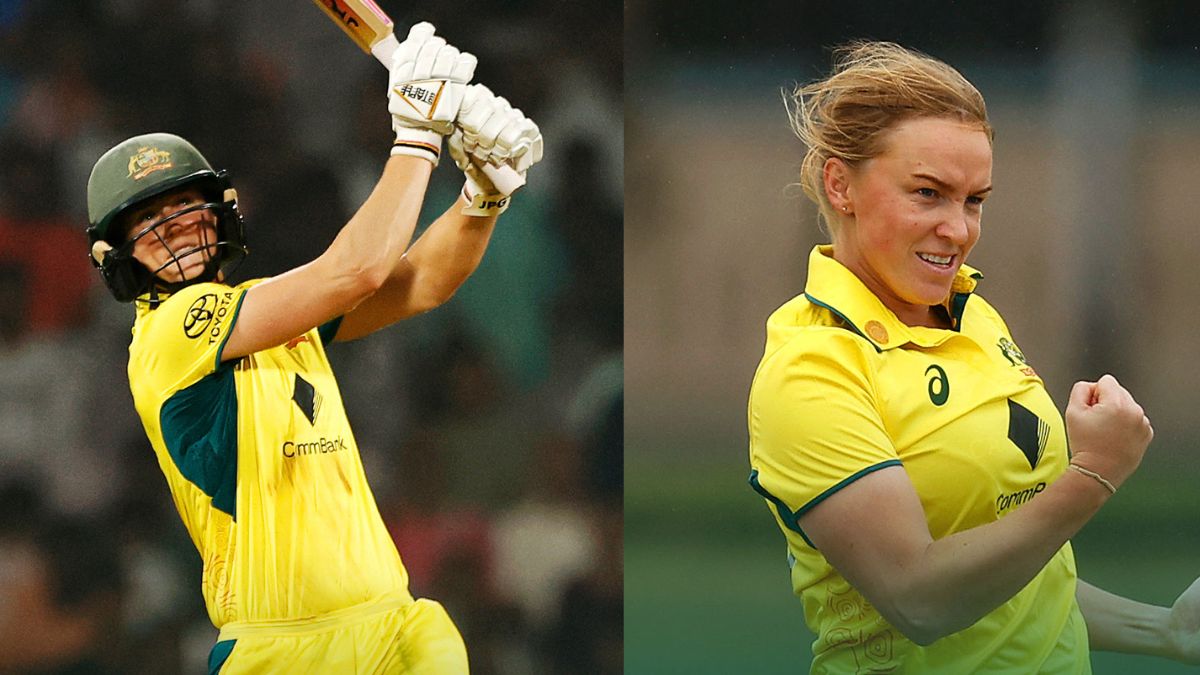 Ellyse Perry and Kim Garth
