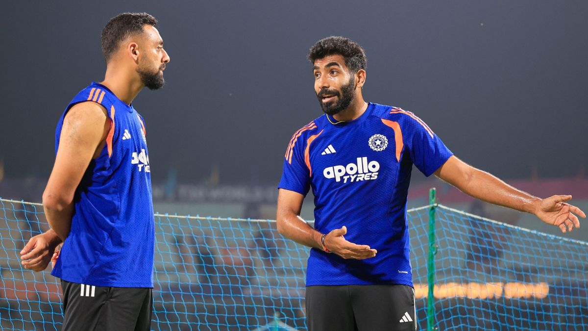 Varun Chakravarthy and Jasprit Bumrah