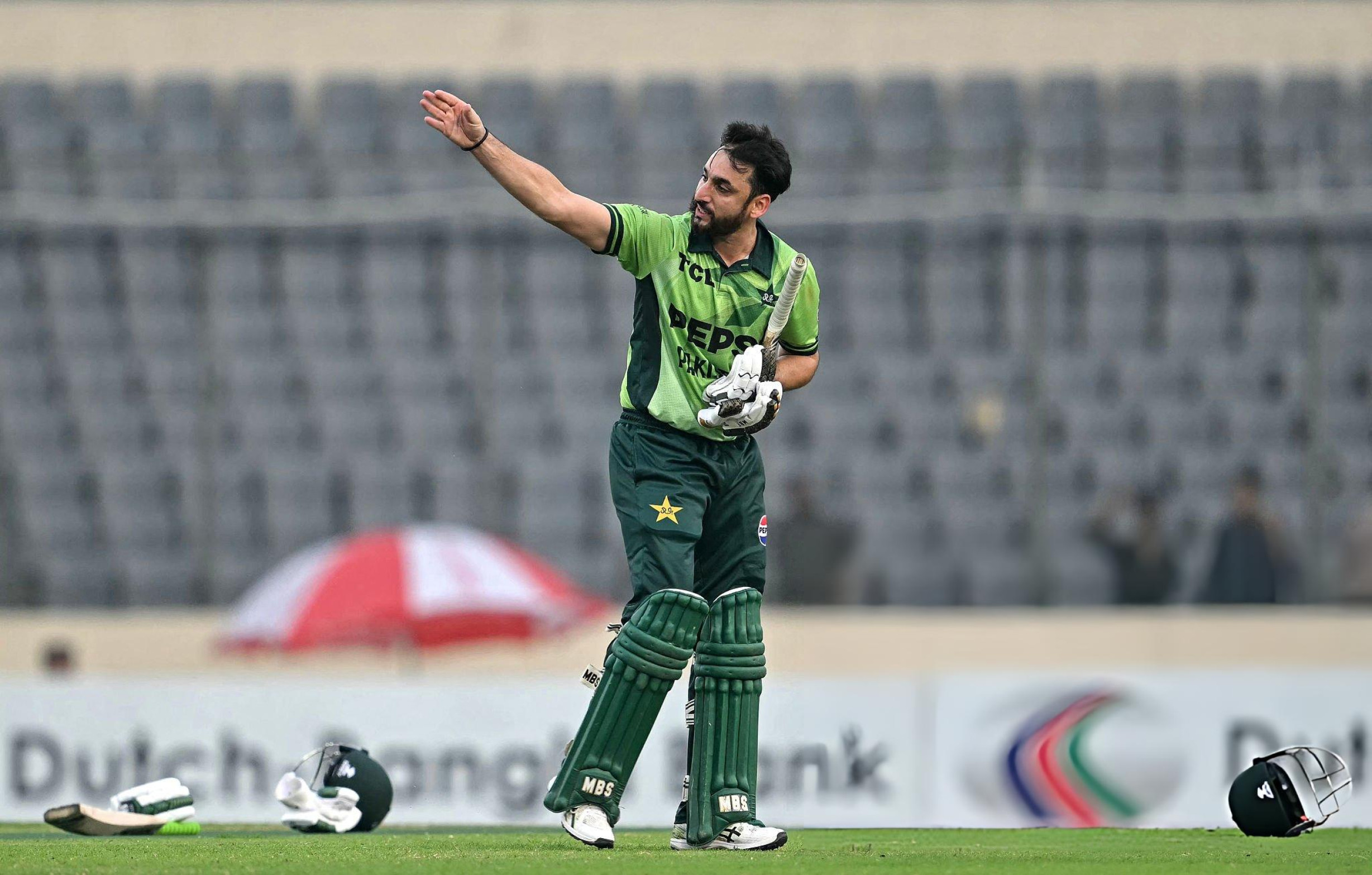 BAN vs PAK: Mehidy Hasan Miraz ran out Salman Ali Agha in 2nd ODI (Source: Getty Images)