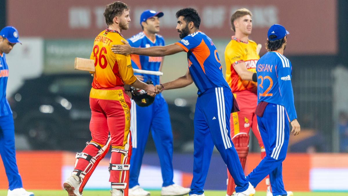 Brian Bennett and Jasprit Bumrah