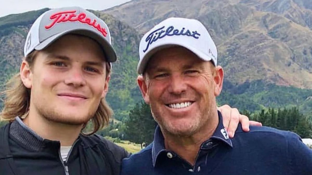Shane Warne, Jackson Warne (Source: Instagram/@shanewarne23)