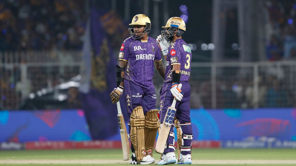 Ajinkya Rahane and Sunil Narine