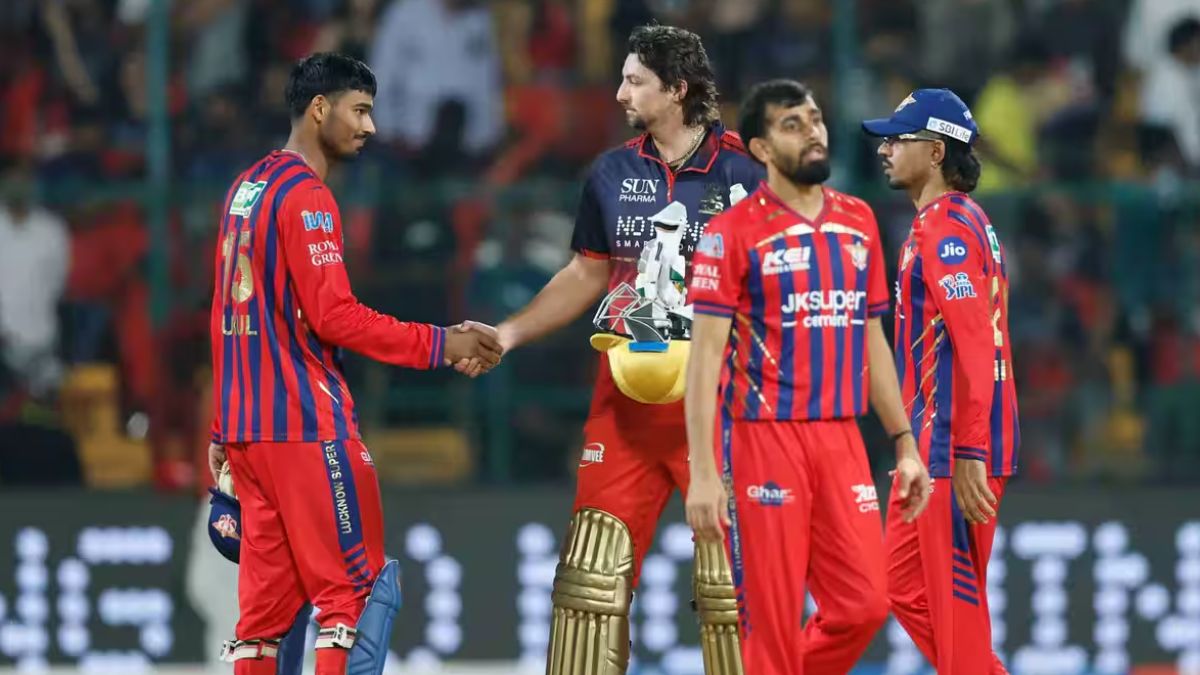 Royal Challengers Bengaluru (RCB) vs Lucknow Super Giants (LSG): Source - (IPLT20.com)