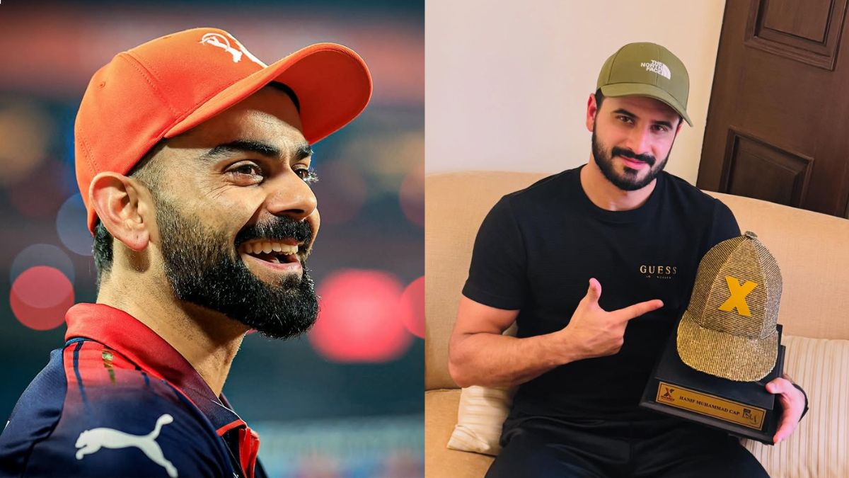 Virat Kohli and Sahibzada Farhan