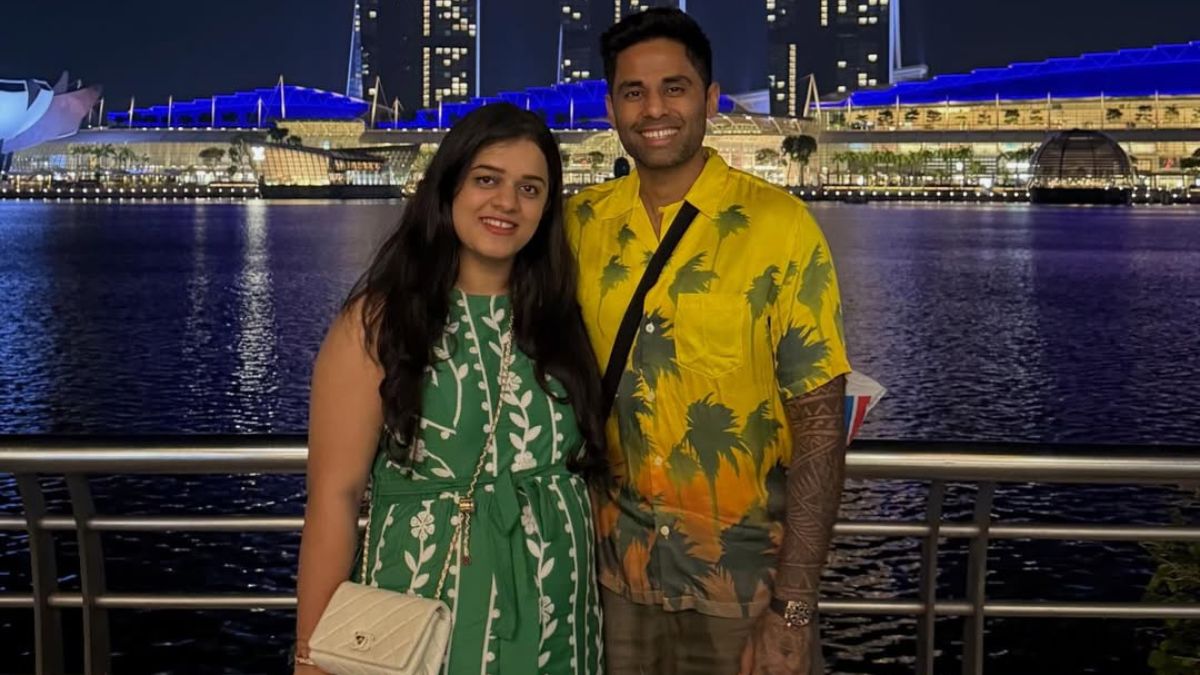 Suryakumar Yadav, Devisha Shetty (Source: Instagram/surya_14kumar)