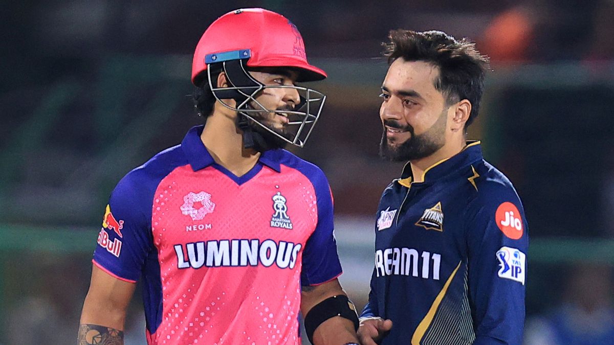 Riyan Parag and Rashid Khan
