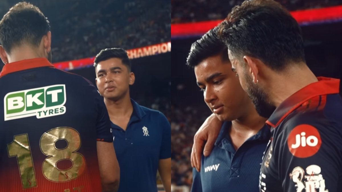 Virat Kohli, Vaibhav Sooryavanshi (Source: Instagram/royalchallengers.bengaluru)