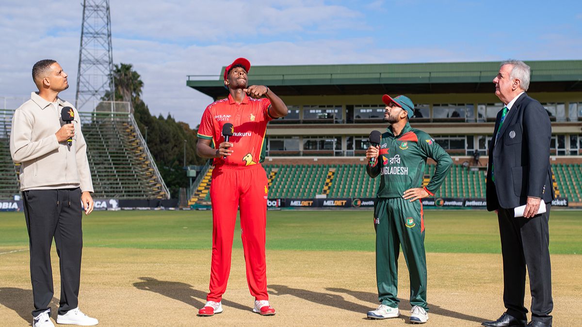 Richard Ngarava, Mehidy Hasan (Source: X/@ZimCricketV)