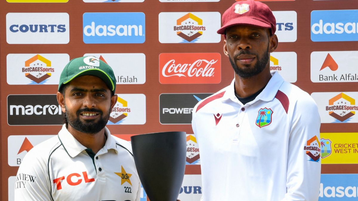 Babar Azam, Roston Chase (Source: X/@windiescricket)