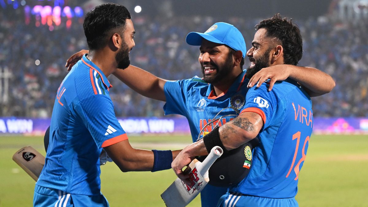 KL Rahul, Virat Kohli and Rohit Sharma