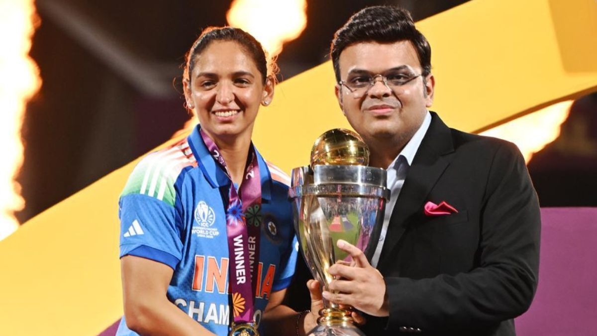 Harmanpreet Kaur, Jay Shah (Source: ICC)