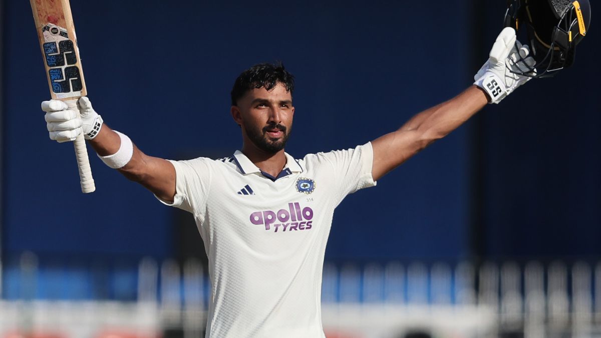 Devdutt Padikkal celebrates his century in Colombo (Source: X/@BCCI)
