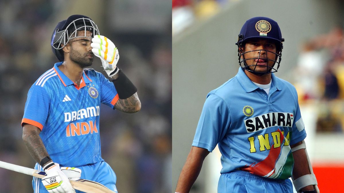 Suryakumar Yadav and Sachin Tendulkar