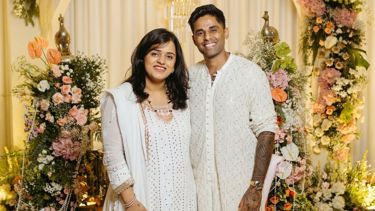 Suryakumar Yadav and his wife Devisha Shetty
