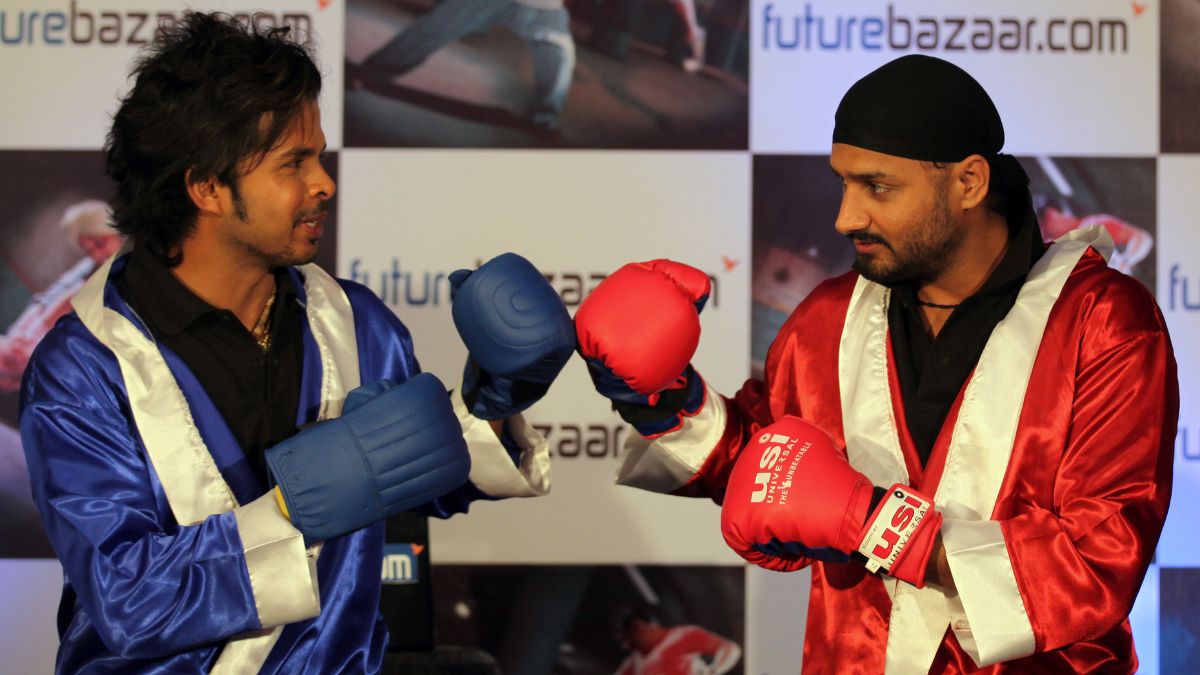 Harbhajan Singh and S Sreesanth