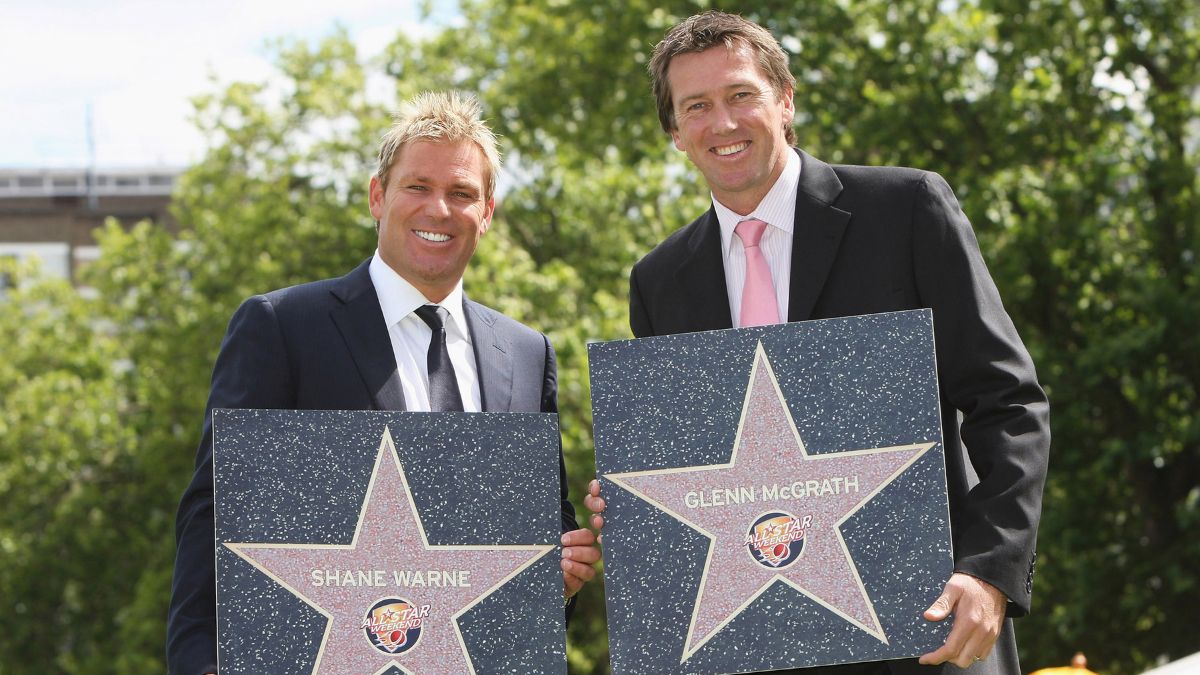 Shane Warne and Glenn McGrath