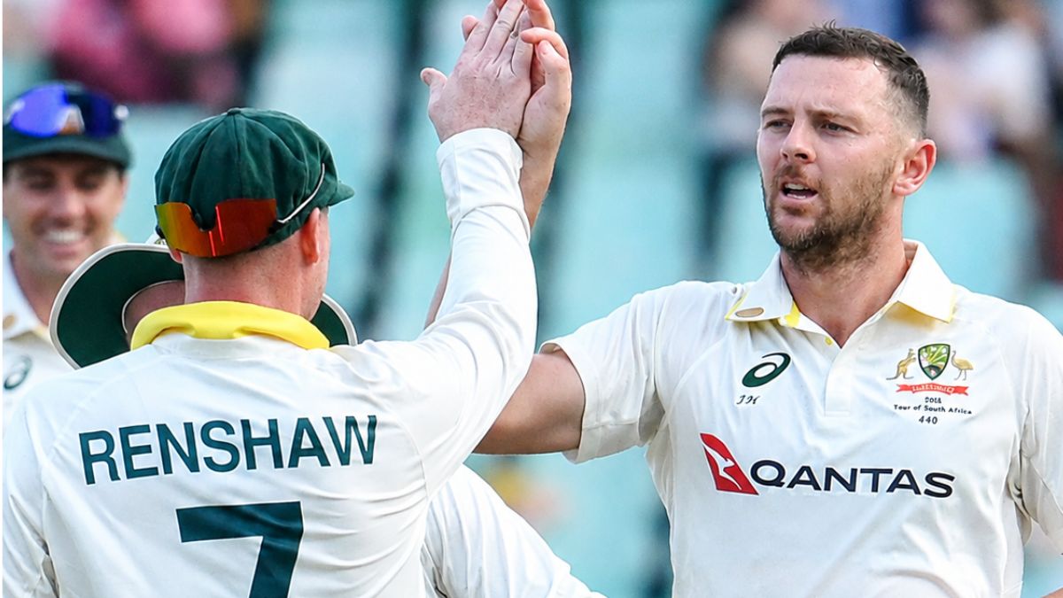 Matt Renshaw, Josh Hazlewood (Source: X/@cricketcomau)