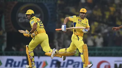 MS Dhoni and Shivam Dube