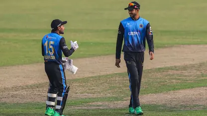 Nayeem Hasan with Mushfiqur Rahim