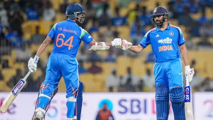 Yashasvi Jaiswal, Rohit Sharma (Source: X/@BCCI)