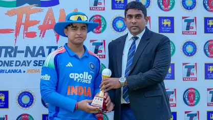 Vaibhav Sooryavanshi receives his first India jersey