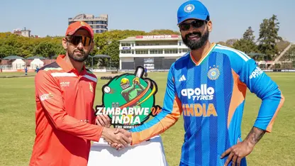 Sikandar Raza, Shreyas Iyer (Source: X/@BCCI)