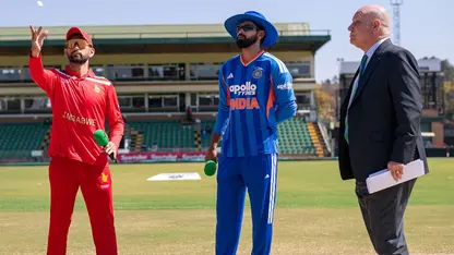 Sikandar Raza, Shreyas Iyer (Source: X/@ZimCricketv)