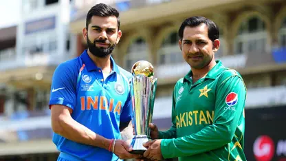 Virat Kohli and Sarfaraz Ahmed