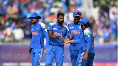 Shubman Gill, Hardik Pandya, Harshit Rana, Rohit Sharma (Source: ICC)