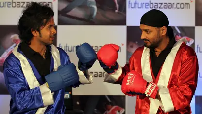 Harbhajan Singh and S Sreesanth